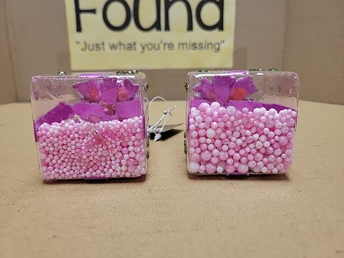 2 2007 Robert Stanley "I Heart Christmas" Present Plastic Ornament *SEE PICS - Bild 7 von 9