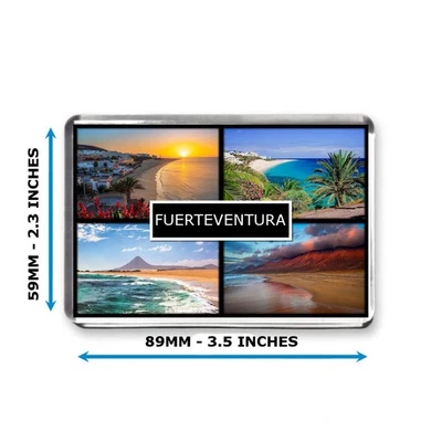 Fuerteventura - Jumbo Fridge Magnet - Exclusively By Mashed Designs