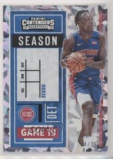 2020 Panini Contenders Season Cracked Ice Ticket 4/25 Sekou Doumbouya #30 0eo6