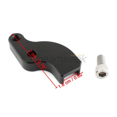 Black Gear Shift Neutral Assist Bracket for Harley Touring Electra Glide 2017-25 - Picture 4 of 12