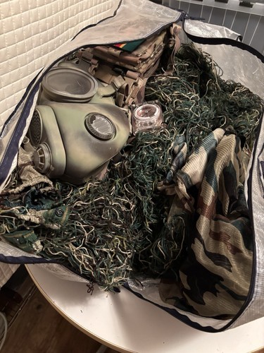 Camouflage Suit 3D 4 Pieces Military with Sniper Hood Kikimora Plus Extras - Picture 6 of 24