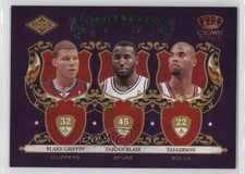 2009-10 Crown Royale Rookie Royalty Blake Griffin DeJuan Blair Taj Gibson #3 RC