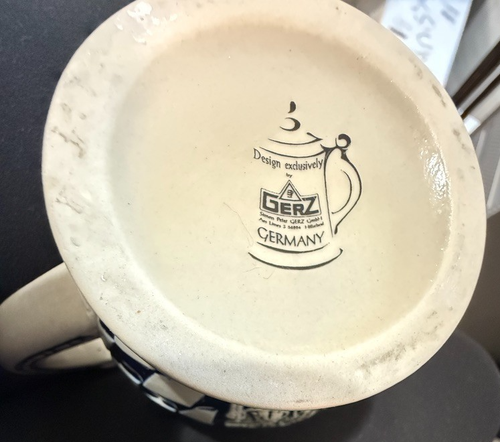 GERZ Beer Stein Munchen Germany Tourist Destinations Mug Tankard Pewter Lid NICE - Picture 15 of 20