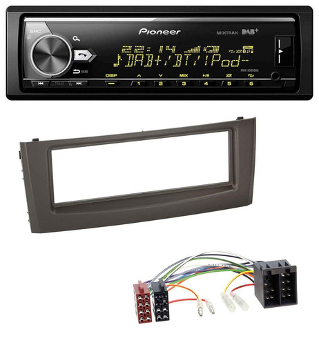 Pioneer Bluetooth USB DAB MP3 Autoradio für Fiat Grande Punto Punto ab 05 schwar - Bild 1 von 6