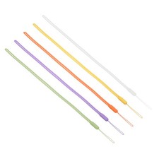 43cm Silicone Wrist Strap Lanyard, 5 Pcs Long Lanyard, 5 Colors