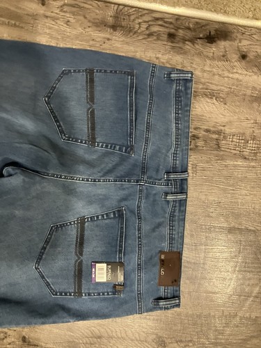 Buffalo David Bitton Herren Axel Slim Stretch Blau Jeans 40x34 Neu mit Etikett - Bild 10 von 13