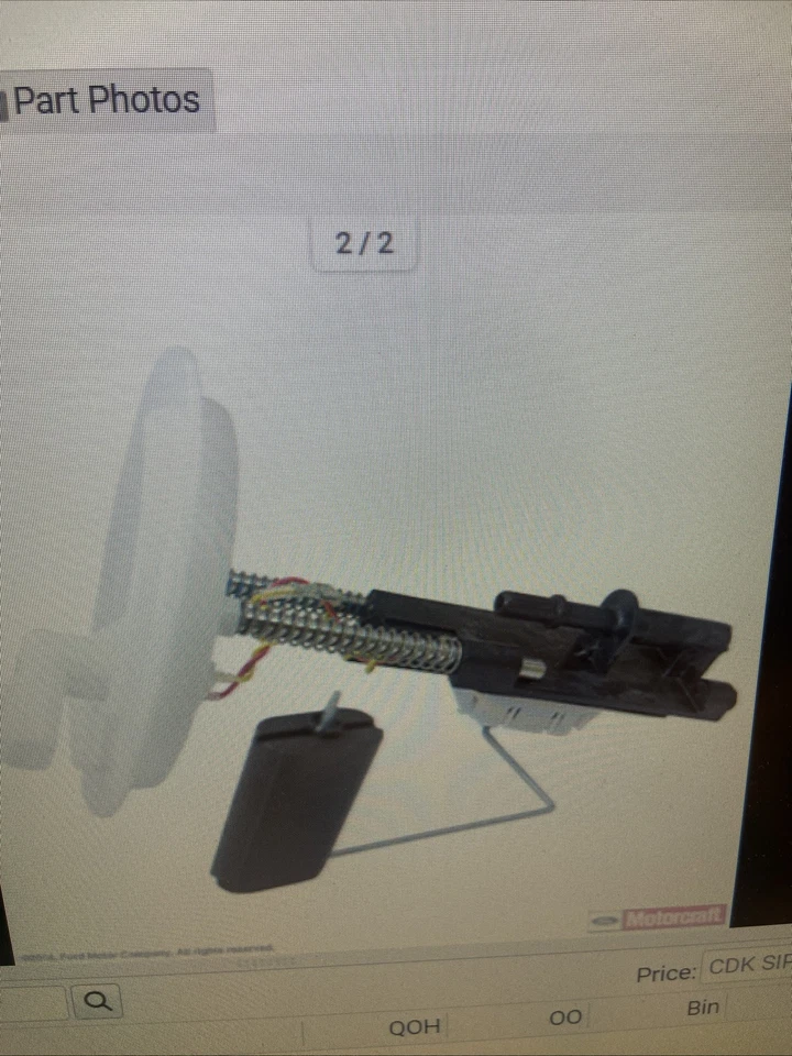 Bomba unidad transmisora de combustible derecha Ford Five Hundred 2005-2007 OEM NUEVA 6G1Z-9275-A Foto 3 de 3