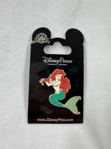 Disney Pin The Little Mermaid Ariel Brushing Hair Glitter Fin - Picture 1 of 3
