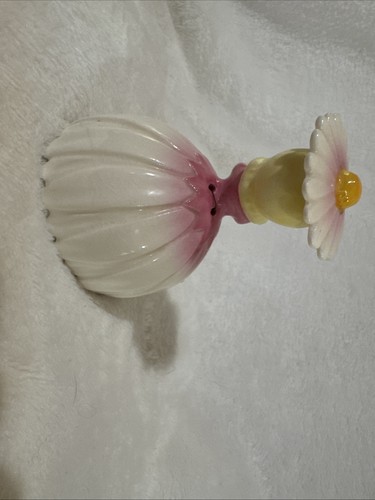 Vintage ~ Napco ~ Mädchen Figur mit Glocke & Gänseblümchen ~ rosa und weiß ~ Japan - Bild 5 von 5