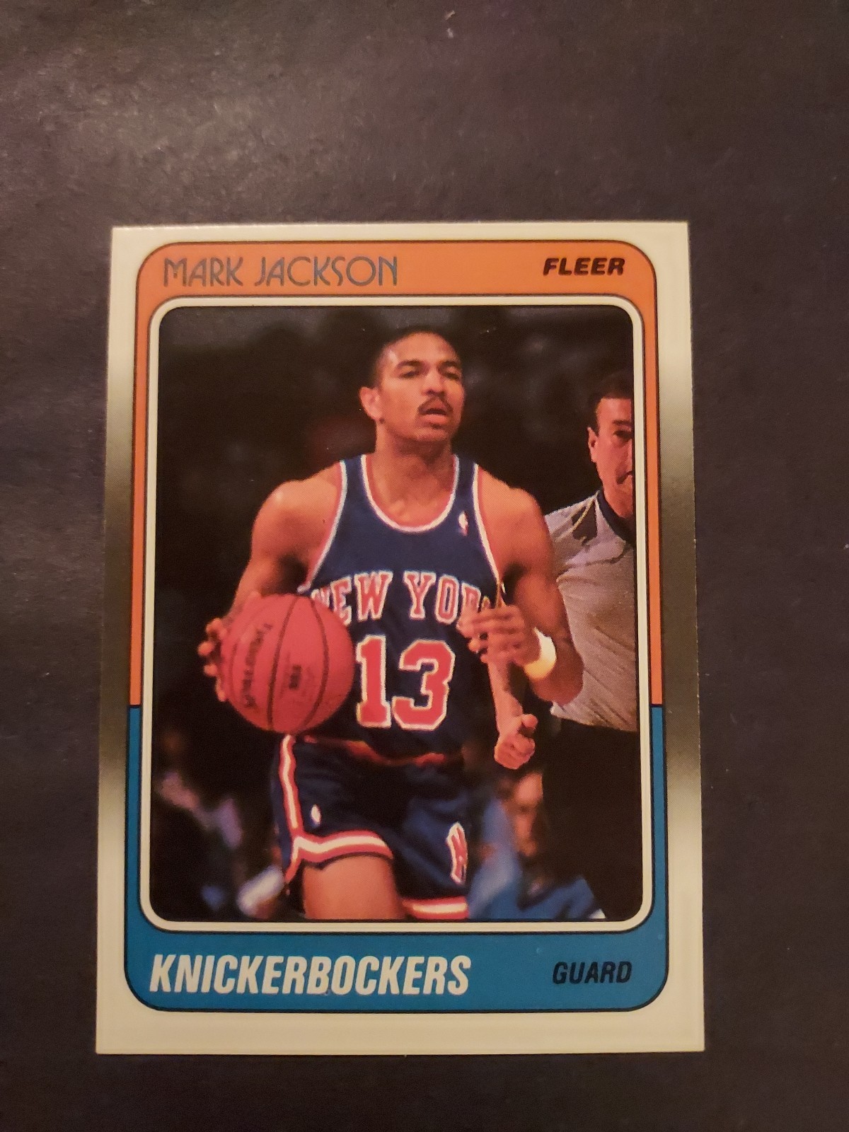 Mark Jackson 1988-89 Fleer 82 RC