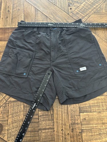 Coast Uomo Nylon Pesca Corto 6,5" Nero con Tasca Koozie Medium 019 - Foto 6 di 12