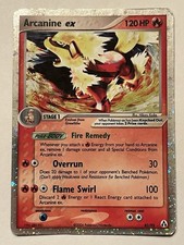Arcanine EX Pokemon Legend Maker 83/92 (Damaged)