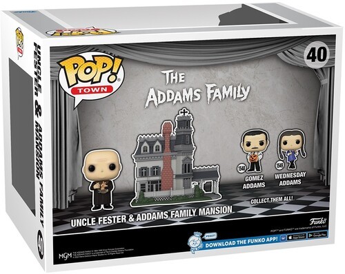 Funko Pop! Town: Addams Family Classic - Addams Home con Tío Fester [Juguete Nuevo] - Imagen 3 de 3