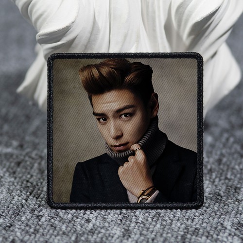 Parche T.O.P coser/planchar con borde bordado para sombreros, camisas - Imagen 9 de 10