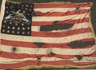 Original Civil War Veterans Group Flag 23rd Regiment of Pennsylvania 7’ X 5’
