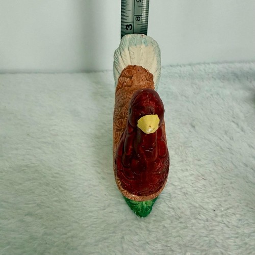 Vintage Türkei Serviettenringe 6er Set Thanksgiving Feiertag Tischdekoration 2,75" - Bild 7 von 10