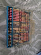 Vintage Binney Smith Crayola Crayon Holder Storage Carrying Case Complete B74