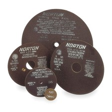 NORTON 66253022702 CutOffWheel,1/2"Connect.,B 57A 2D784