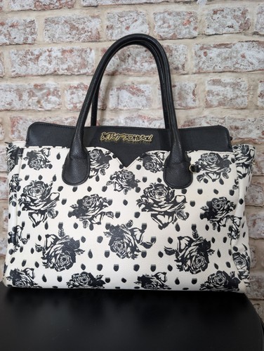 Betsey Johnson ladies floral hand bag - Picture 1 of 16