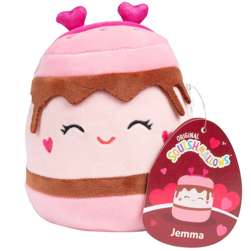 Squishmallows Valentine's Edition 5 Zoll Jemma the Pink S'mores - Bild 5 von 5