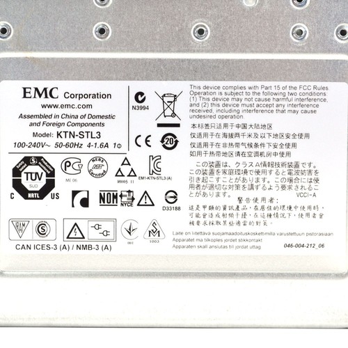 EMC KTN-STL3 15-Slot Disk Array Expansion w/ 2x 303-108-000E Controller (No HDD) - 第 3/4 張圖片