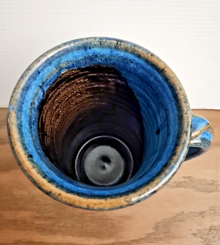Vintage Ugly Face Becher/Stein lustiges Gesicht mit Zigarre Steinzeug Neuheit künstlerisch 22oz - Bild 4 von 6