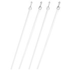 4 Pcs Vorhänge Stangen Hochleistungs -Vorhangstangen Vorhangzielstange