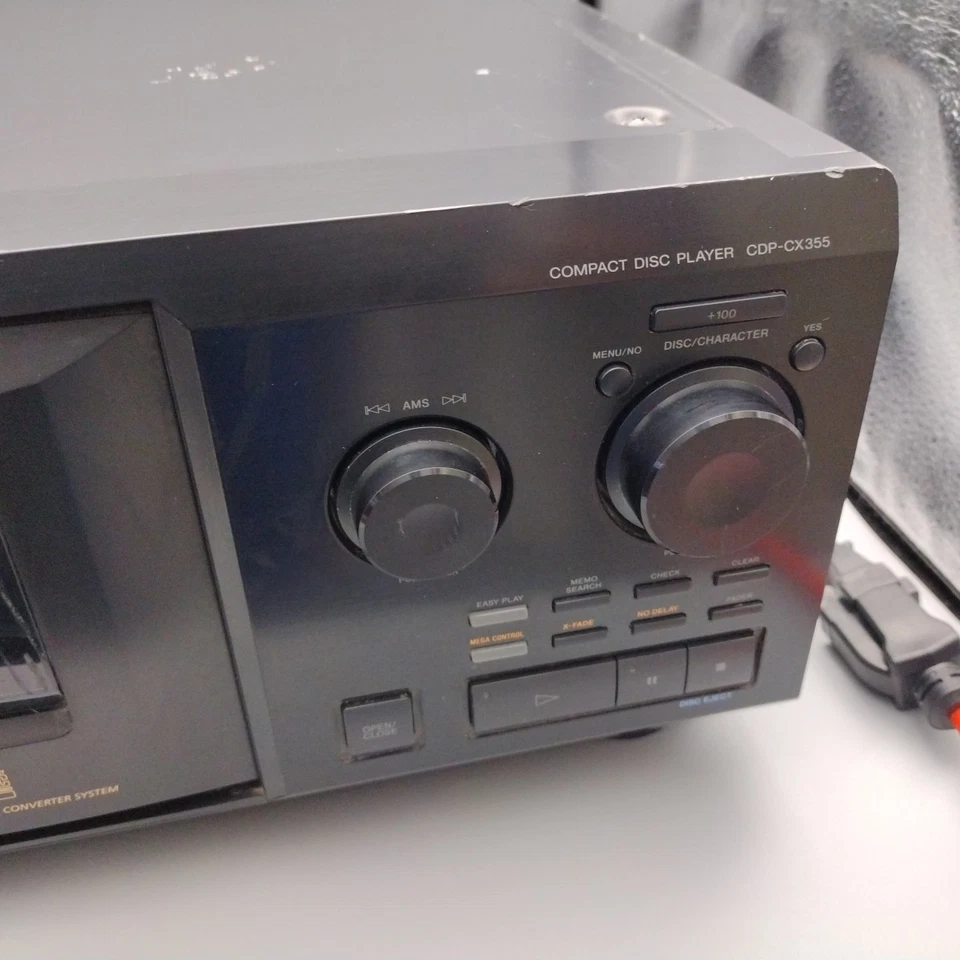 Reproductor cambiador de carrusel Sony MegaStorage CDP-CX355 300 CD - LEER DESCRIPCIÓN  Foto 3 de 4