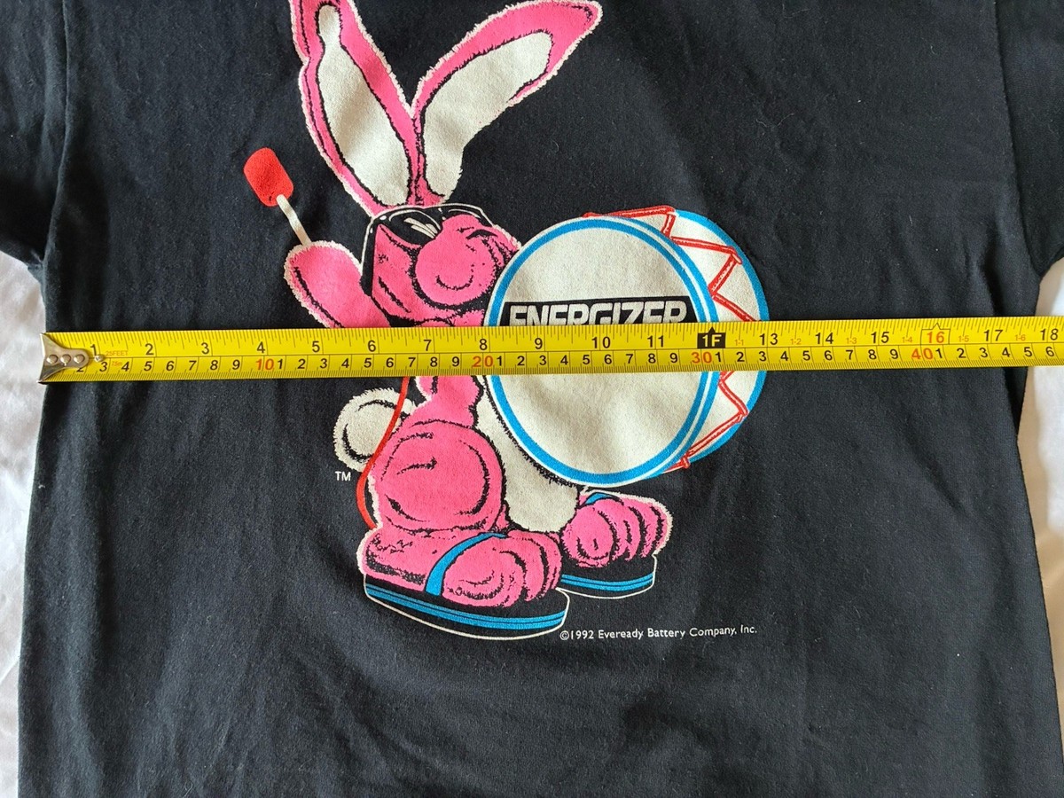 Vintage Energizer Bunny Tshirt Size Large 1992 Nothing Lasts 