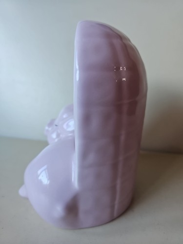 P & K Pottery Pig Novelty Sleeping Pot 16cm Tall - Picture 5 of 8