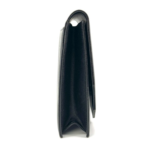Auténtico bolso clutch Saint Laurent de cuero saffiano negro YSL Yves Saint Laurent - Imagen 4 de 24