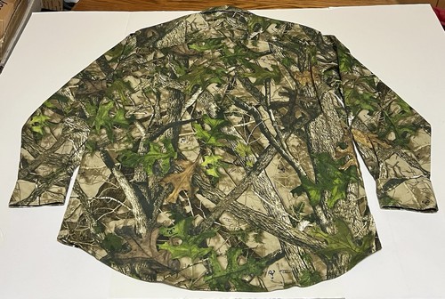 Redhead Shirt Men's L True Timber HTC Camo Button Up Silent Hide Flex Hunting - Picture 3 of 14
