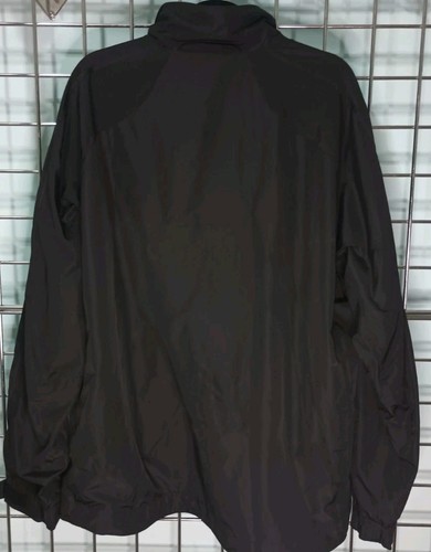 Walter Hagen Golfjacke Herren Gr. L schwarz Windbreaker Regenmantel Full Zip Taschen - Bild 2 von 14