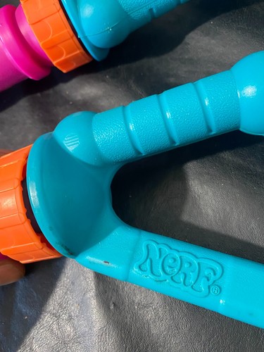 nerf blast a ball vintage toy blasters blaster with 2 balls - Picture 5 of 8