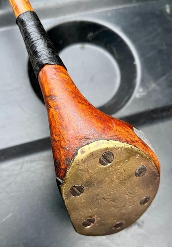 Antique Vintage A.H.FINDLAY Wood Shaft BRASSIE All Stampings are Very Bold - Picture 3 of 7