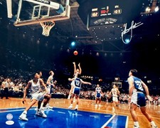 Christian Laettner Signed Duke Blue Devils (The Shot) 16x20 Photo JSA