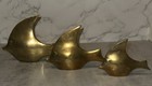 Vintage Brass Fish Mid Century Beach Ocean Bookshelf Décor Nautical Coastal Mcm