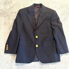 Brooks Brothers Loro Piana Navy Blazer Sport Coat Boy 6 Gold Buttons 120s Wool