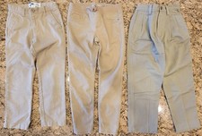School Uniform Pants - Size 7 Khaki  3 pair - I combine shipping