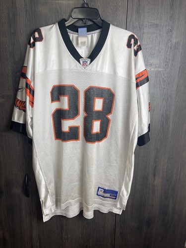 Vintage Reebok NFL Cincinnati Bengals Corey Dillon #28 Leaping Tiger Jersey XL - Picture 1 of 10