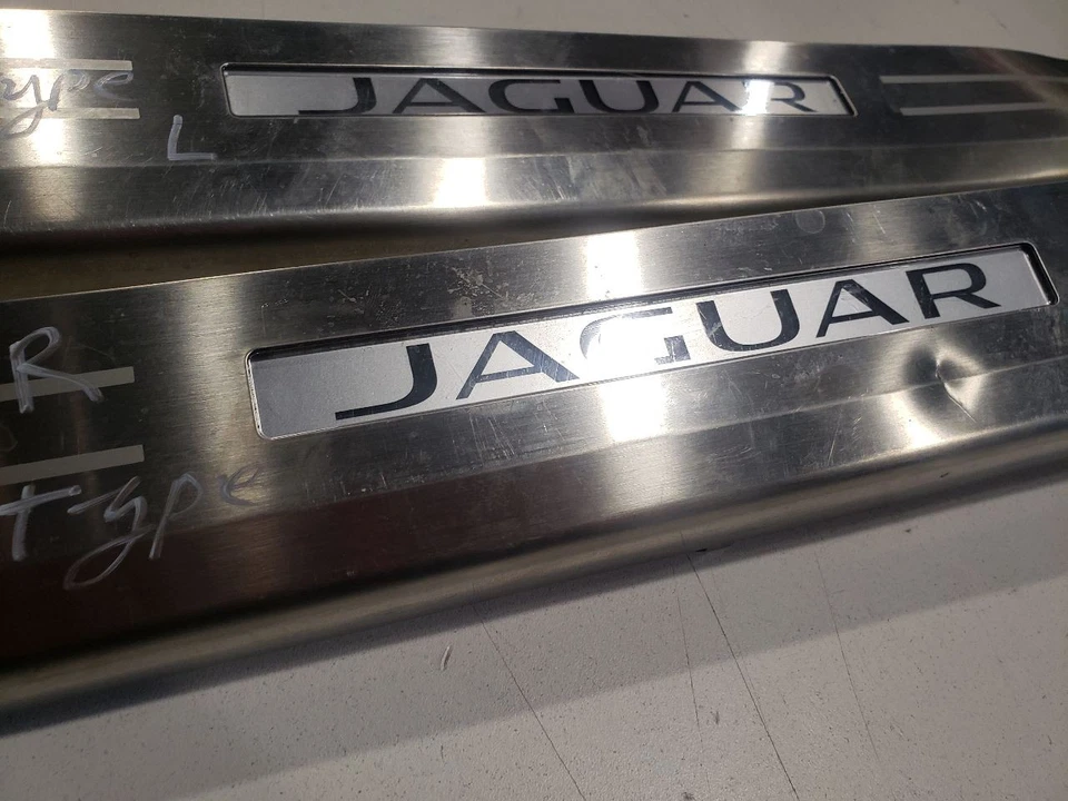 Left and Right Door Sill Trims - 2015 Jaguar F Type Coupe - OEM  EX5M23756BD - Image 4 of 4