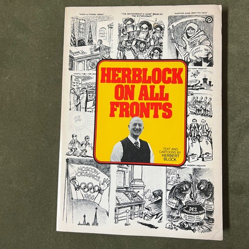 Herblock's Special for Today by Block 1958 1st Print Political Cartoons HC DJ - Picture 62 of 72