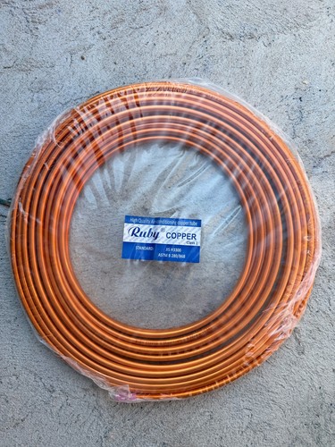 Ruby copper Class 1 HVAC Refrigeration Copper Tubing Coil -1/4 x50'