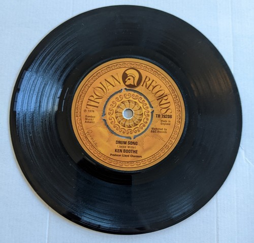 Ken Boothe Everything I Own & Drum Song Year 1974 Record 45 Trojan . TR 7920 VG - Picture 2 of 10