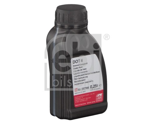FEBI 26746 Bremsflüssigkeit DOT 4 0,25 Liter für BMW SKODA AUDI DOT 4 - Bild 2 von 2