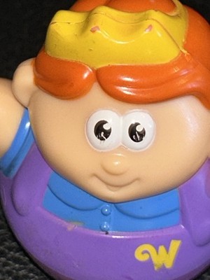 Playskool Weebles Wobble Royal Boy Prince Crown Hasbro Action Figure Kid Toy 04