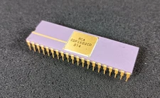 Vintage RCA CDP1802CD Microprocessor CPU Collectible Gold Ceramic NOS 1802 Xlnt!