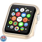 Trykot kompatybilny z kopertą zegarka Apple 44mm 40mm seria 6 5 4 SE, metalowy guz