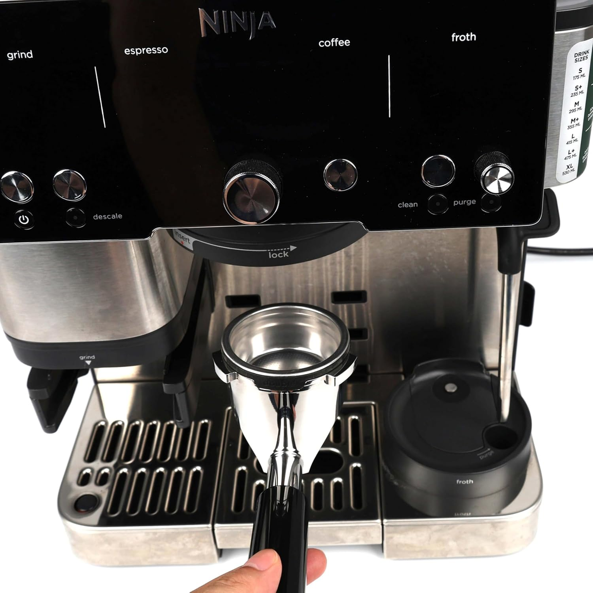 ドリンクエクスプレス Ninja Luxe Café Premier Series Espresso, Coffee and Cold