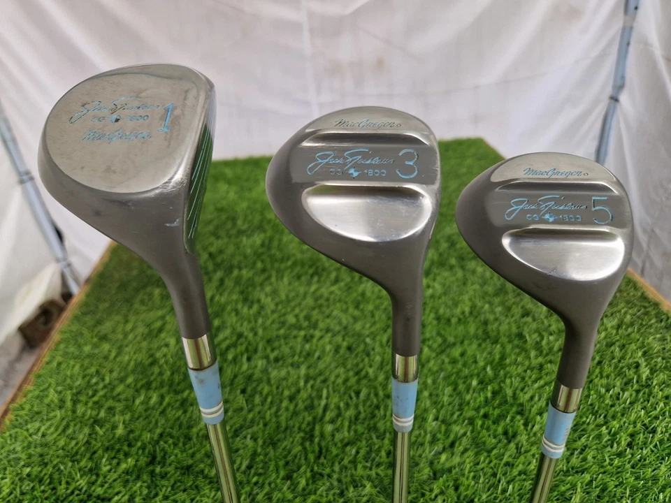 Ladies MacGregor Jack Nicklaus #1 , #3 , #5 Woods - Steel Shafts - Right Handed - Image 3 of 4